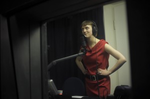 Jennifer Delano in the studio